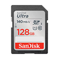 Sandisk Ultra SDSDUNB-128G-GN6IN 128 GB 140 MB/S SDHC/SDXC Class 10 UHS-i SD Kart