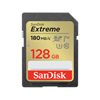 Sandisk Extreme SDSDXVA-128G-GNCIN 128 GB 180 MB/s SD UHS-I 4K UHD Hafıza Kartı