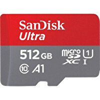 Sandisk Ultra 512 GB 150 B/s MicroSDXC UHS-I Hafıza Kartı SDSQUAC-512G-GN6MN