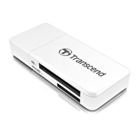 Transcend TS-RDF5W SD Micro SD USB 3.1 Beyaz Kart Okuyucu