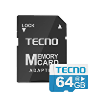 Tecno 64 GB Hafıza Kartı ve Adaptörü (Tecno Türkiye Garantili)
