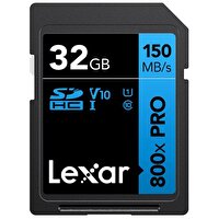 Lexar 32 GB 800X Pro 150MB/s SDHC Hafıza Kartı