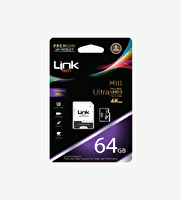 Linktech M111 Premium Micro SD Ultra 64 GB Hafıza Kartı ve Adaptör