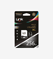 Linktech M113 Premium 80MB/S Micro SD Ultra 256 GB Hafıza Kartı ve Adaptör