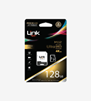 Linktech M112 Premium 80MB/S Micro SD Ultra 128 GB Hafıza Kartı ve Adaptör