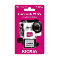 Kioxia Exceria Plus LMPL1M128GG2 Class10 SDXC UHS-I U3 128 GB Micro SD Hafıza Kartı