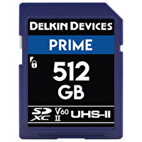 Delkin Devices 512 GB Prime SDXC UHS-II 280MB/s V60 Hafıza Kartı
