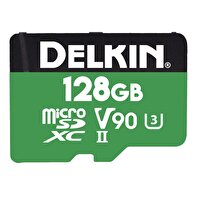 Delkin Devices 128 GB Power MicroSDXC UHS-II 2000X 300Mb/s V90 Hafıza Kartı