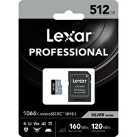 Lexar 512 GB MicroSDXC 1066x 160MB/s Hafıza Kartı