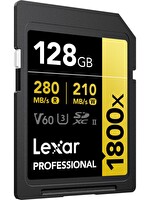 Lexar Professional 128GB 1800X 280MB/s 4K V60 SD Hafıza Kartı