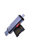 DM CR031 USB3.1 ve Type-C Micro SD TF SD Kart Okuyucu Çevirici