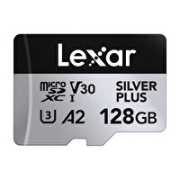 Lexar 128 GB Silver Plus 205MB 4K V30 Uhsı Micro SD Hafıza Kartı