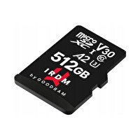 Goodram IRDM IR-M2AA-5120R12 Class 10 UHS-I U3 A2 V30 512 GB Micro SD Kart