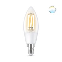 Wiz 40 W C35 E14 İnce Duy Wi-Fi Beyaz Ambiyans Akıllı Filament Ampul