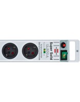 Brennenstuhl Super Solid Serisi 8 Soketli 2,5 Metre 13.500 mAh Akım Korumalı Gümüş Priz