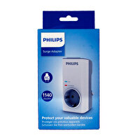 Philips CHP7010W 1140 Joule Tekli Beyaz Akım Koruma Priz