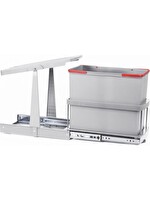 Pyramith 24 Litre Gri Çöp Kovası