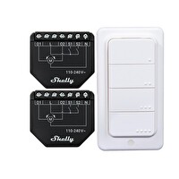 Shelly Shutter X2 + Blu Rc Button 4 Pack