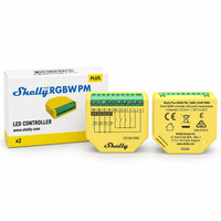 Shelly Plus RGBW PM Wi-Fi Bluetooth Enerji Ölçümlü RGBW LED Kontrolcü – 2'li Paket