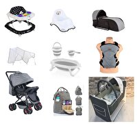 Almira Kids 11 Parça Çift Yön Bebek Arabası Beşik Ana Kucağı Yürüteç Katlanır Küvet Bebek Çeyiz Seti