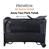 Reyo Premium Anne Yanı Park Yatak 70x110 CM Siyah