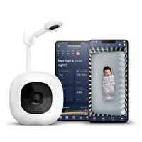 Nanit Pro Akıllı Bebek Monitörü ve Duvar Montajı WiFi HD Kamera