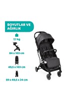 Chicco Trolley Me Stone Siyah Bebek Arabası