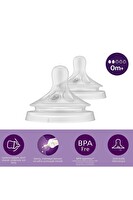 Philips Avent Doğal Tepkili Natural Response 2'li Biberon Emziği No:2 0 Ay