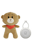 Budizzz Beyaz Gürültü Cihazı Bebek Uyku Arkadaşı Pembe Fular Ayıcık