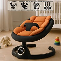 Mioji Baby 4 Kumandalı 9 KG 5 Kademeli Elektrikli Ekranlı Otomatik Sallanan Ana Kucağı