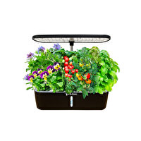 Yasomi S12 Siyah Smart Planter 12'li Akıllı Ev Bahçesi (Yasomi Türkiye Garantili)