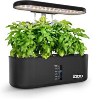 Idoo Topraksız Yetiştirme Sistemi - 10 Kapsüllü Kapalı Bitki Bahçesi