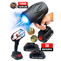 Germany Style Şarjlı Jet Turbo Motorlu Hava Üfleme Fan Yaprak Üfleme Araba içi Cam Kurulama