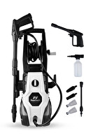 Pirantech VCR-100P Yüksek Basınçlı Oto Yıkama Makinesi - 150 Bar Hortumlu ve Sprey Tabancalı