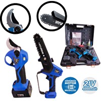 Hyundai HCS308XP LaserCut 40XP Akülü Budama Seti Çift Akülü Profesyonel Bahçe Bakım Seti