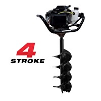 Tomking EA144P Çift Helezonlu 4 Zamanlı Toprak Burgu Makinası 200 MM 4 Hp