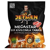 Jetmen Megstar Pro Geliştirilmiş 2 Kg Pratik Mangal Kömürü