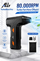 Ally TurboBlast Pro 80000 RPM Siyah Turbo Fan Hava Üfleyici