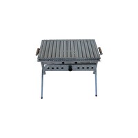 Erçelik ETM-02 Büyük Boy Lav Taşlı Tüplü Mangal 32x54x22 CM