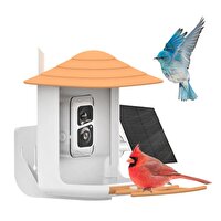 Heiman HM-10 Solar Panelli Kameralı Kuş Mama Yem Kabı - App Kontrol