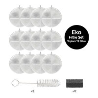 Xenon Smart Akıllı Su Pınarı Yedek Filtre 12'li Ekonomik Set (X8650 Modeli İle Uyumludur)