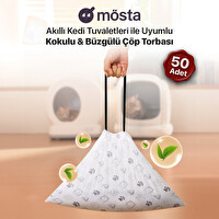 UBPet Mösta Akıllı Kedi Tuvaletleri İle UBPet C10 Pro - UBPet C20 Uyumlu 4 L Kokulu Büzgülü Çöp Torbası