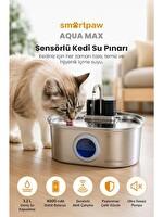 SmartPaw Aqua Max Sensörlü Kedi Su Pınarı (Distribütör Garantili)