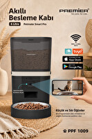 Premier Petmate Smart Pro PPF 1009 Wi-Fi Özellikli 1080P HD Kameralı Akıllı Otomatik Mobil Uygulamalı Mama Kabı 6L Siyah