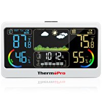 ThermoPro TP68B 7" WiFi İç Dış Mekan Dijital Isı Nem ve Basınç Ölçer