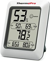 ThermoPro TP50 Termometre İç Mekan Dijital Isı ve Nem Ölçer