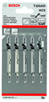 Bosch T 101 AO Clean For Wood 5'li Dekupaj Testeresi Bıçağı