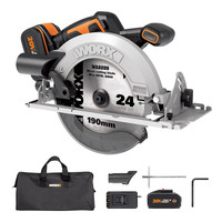 Worx Wx520 20 Volt 4.0Ah. Li-İon Kömürsüz Profesyonel Daire Testere