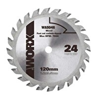 Worx WA5046 120x9.5 MM Ahşap Kesme Elmas Daire Testere Bıçağı
