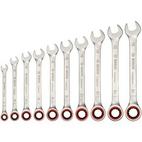 Bosch Professional Cırcır Anahtar Seti 10 Parça (8-10-12-13-14-15-16-17-18-19) 1600A02AU0